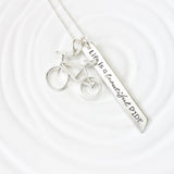 Life is a Beautiful Ride | Bicycle Necklace