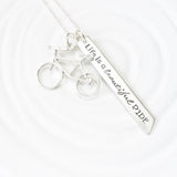 Life is a Beautiful Ride | Bicycle Necklace