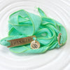 Silk Ribbon Wrap Bracelet | Exclusive Slide Clasp | Breathe