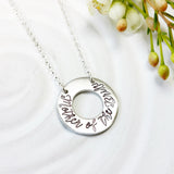 Mother of the Bride | Fixed Washer Necklace