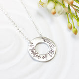 Mother of the Bride | Fixed Washer Necklace