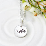 Monogram Necklace | Bridal Party Gift