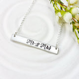 Mr. & Mrs. Necklace | Wedding Necklace