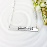 Flower Girl Necklace | Bridal Party Jewelry