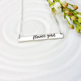 Flower Girl Necklace | Bridal Party Jewelry