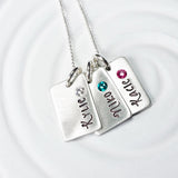 birthstone name charm