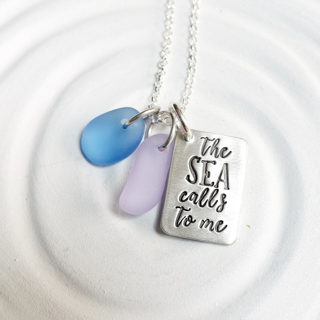 Sea Glass Necklace | The Sea Calls To Me