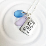 Sea Glass Necklace | The Sea Calls To Me