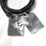 Tattoo Sparrow Necklace | Personalized Tattoo Banner