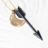 Shoot For The Moon | Arrow Necklace