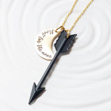 Shoot For The Moon | Arrow Necklace
