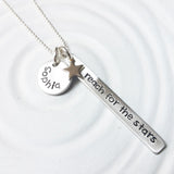 Reach For The Stars Necklace | Inspirational Gift | Name Necklace