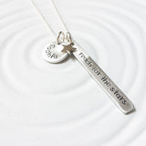 Reach For The Stars Necklace | Inspirational Gift | Name Necklace