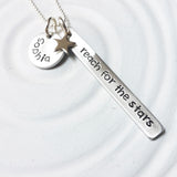 Reach For The Stars Necklace | Inspirational Gift | Name Necklace