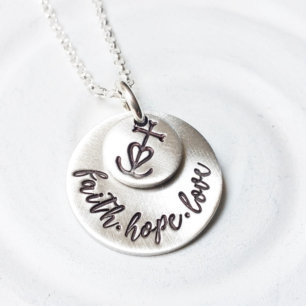 Faith, Hope, Love | Camargue Cross Necklace