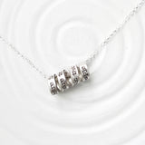 Mini Spiral Message Necklace | Vintage Page