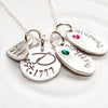 Family Necklace | Birthstone Mother's Necklace