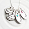 Family Necklace | Birthstone Mother's Necklace