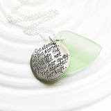 She Stood In the Storm | Motivational Quote Necklace