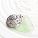 She Stood In the Storm | Motivational Quote Necklace