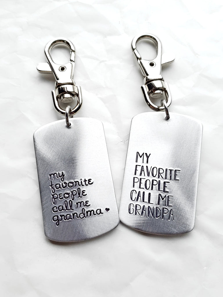 My Favorite People Call Me _______ Keychain Clip