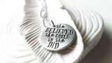 She Believed She Could So She Did | Motivational Necklace