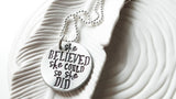 She Believed She Could So She Did | Motivational Necklace