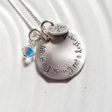 Life is a Journey Not a Destination | Compass Necklace