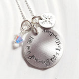 Life is a Journey Not a Destination | Compass Necklace