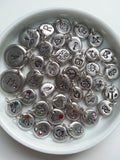 Tiny Font Name and Birthstone Charm | Pebble Jewelry