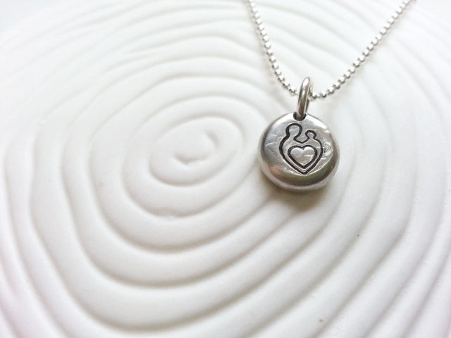 Mother and Child Necklace- Personalized Mother's Jewelry