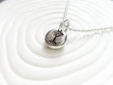 Martini Glass Necklace - Hand Stamped, Personalized Cocktails Necklace - Bachelorette Party Favor