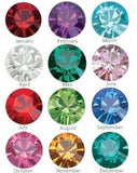 Birthstone Tag Necklace | Mother's Jewelry