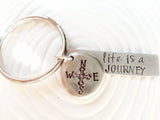 Life is a Journey | Compass Keychain