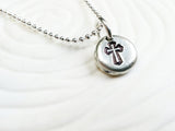 Cross Necklace | Crucifix Jewelry | Pebble Necklace