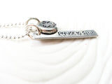 Refuse to Sink | Pebble and Flag Necklace