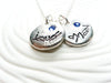 Graffiti Name Necklace | Two Name Mother's Necklace