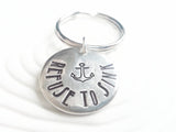 Refuse to Sink | Motivational Keychain