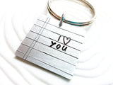Love Note Keychain | You Write the Note