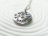 Personalized Necklace | Inspirational Message Necklace | Be Your Own Kind of Beautiful