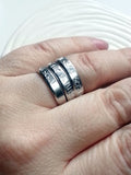 Secret Message Ring | Stacked Look Ring