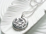 Never Let Anyone Dull Your Sparkle | Inspirational Necklace