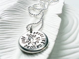 Never Let Anyone Dull Your Sparkle | Inspirational Necklace