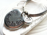 Hope Anchors the Soul Keychain | Inspirational Verse Keyring