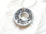 Explore. Dream. Discover | Mark Twain Quote | Inspirational Message Jewelry