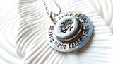 Storms Make Trees Take Deeper Roots | Motivational Necklace | Dolly Parton Quote