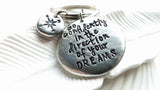 Go Confidently in the Direction of Your Dreams | Inspirational Keychain | Thoreau Quote