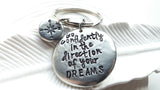 Go Confidently in the Direction of Your Dreams | Inspirational Keychain | Thoreau Quote