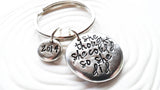 She Thought She Could So She Did | Pebble Keychain