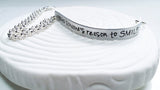 You're Someone's Reason To Smile | Half Cuff Bracelet
